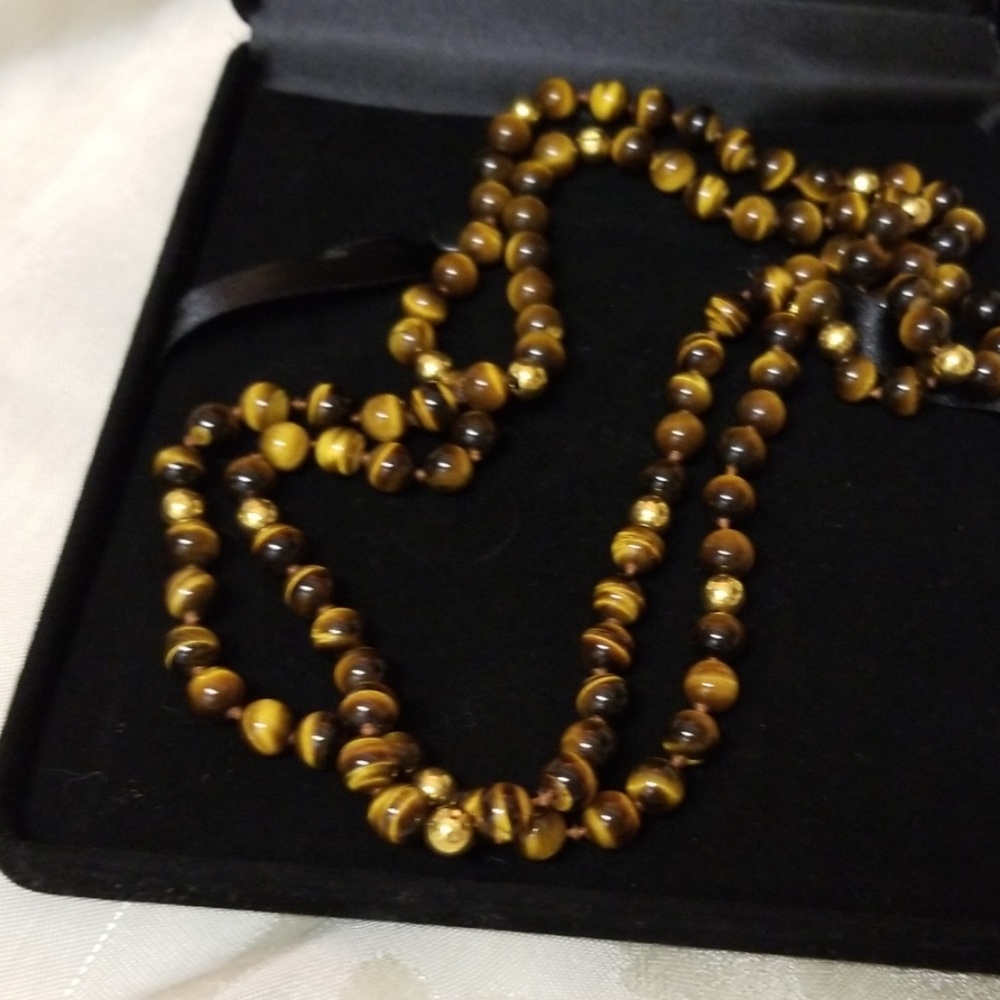 Tigers eye endless necklace
